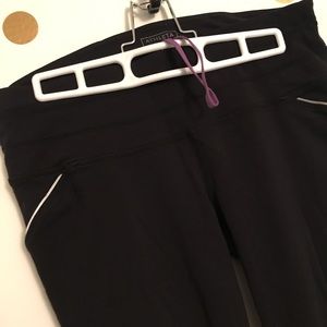Athleta Black Legging Tights Cuffed Bottom